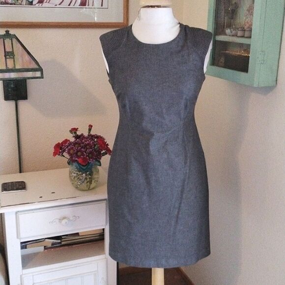 Banana Republic Stretch Gray Denim Dress - Picture 1 of 11